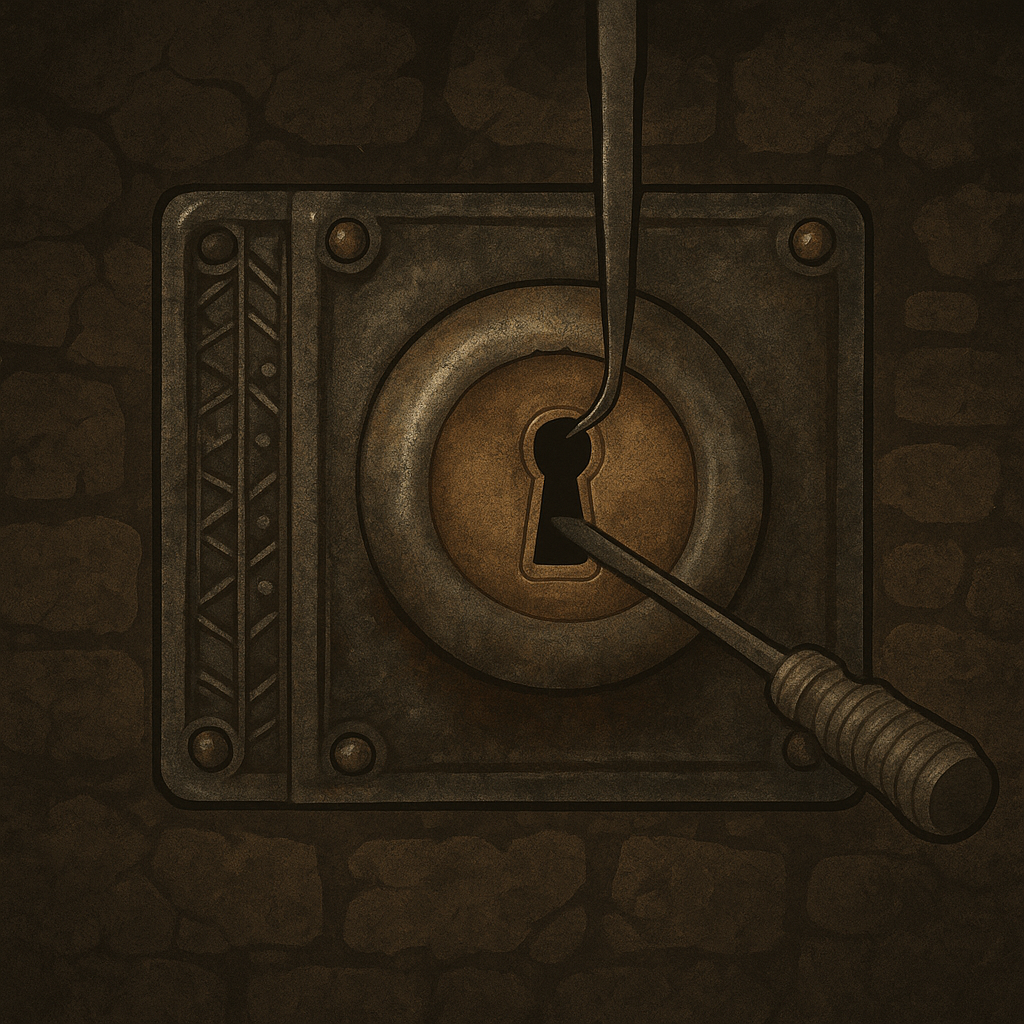 上古卷軸5開鎖分析圖